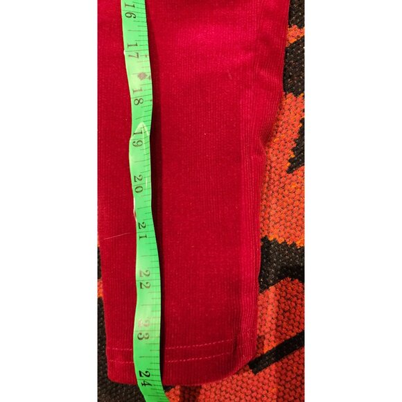 NEW Vintage White Moon Red Corduroy Blazer Jacket L - Picture 7 of 9